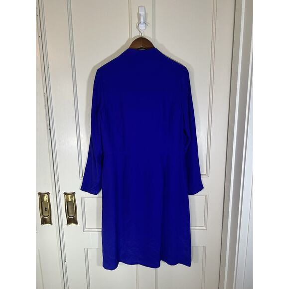 J. Peterman Cobalt Blue Midi Dress - Picture 5 of 12